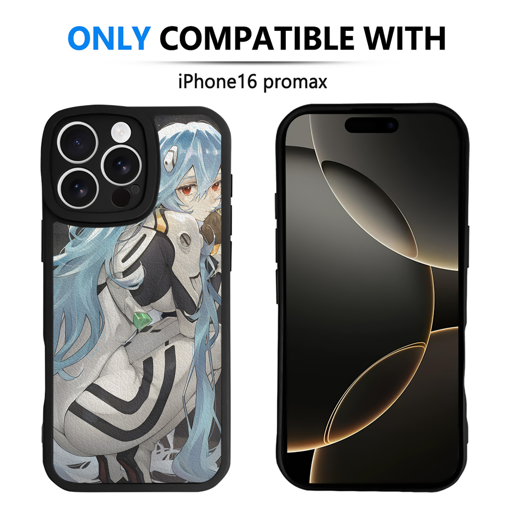 （画像用） EVA 新世紀エヴァンゲリオン 【iPhone 16シリーズ対応】シリコンスマホケース（レザー調） 材質：シリコン